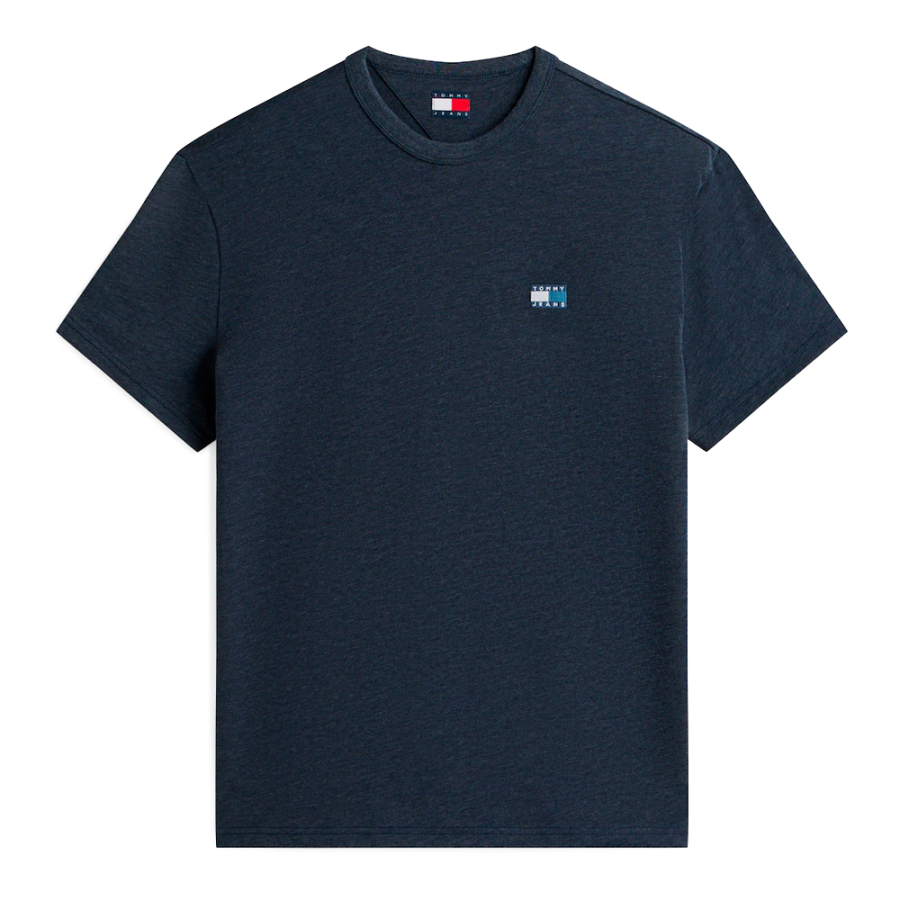 strick-t-shirt-mit-ton-in-ton-aufnaher