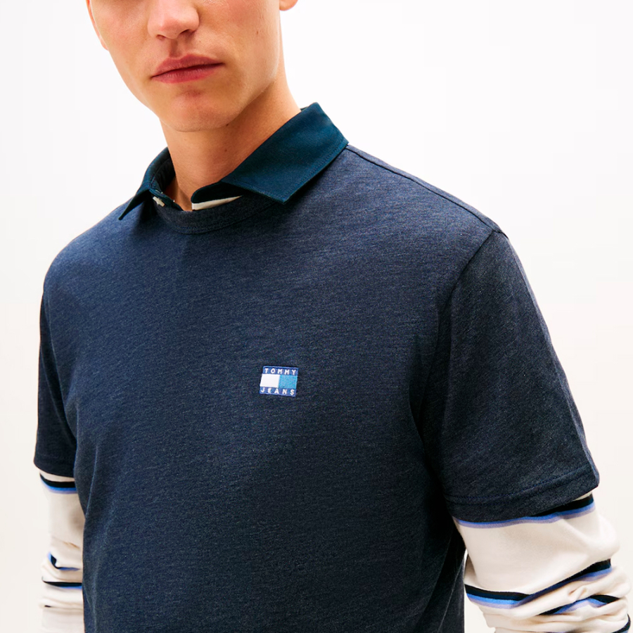 t-shirt-in-maglia-con-toppa-tonale t-shirt-in-maglia-con-toppa-tonale