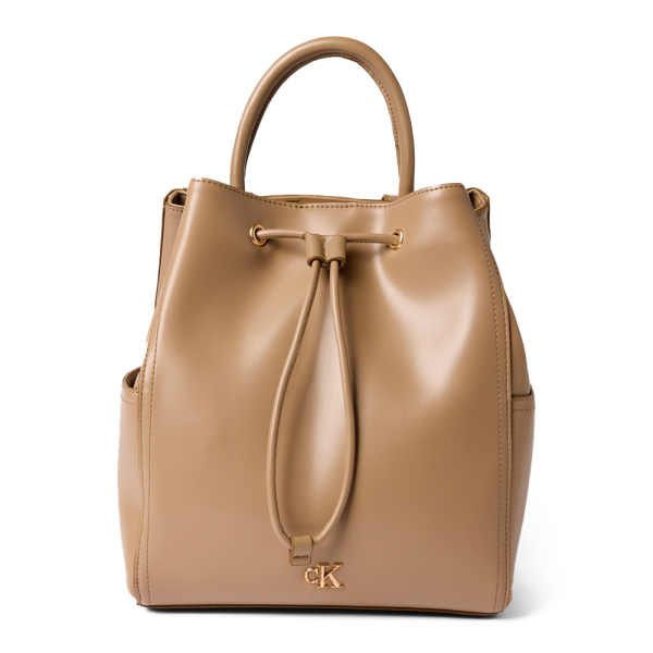 Calvin Klein Sac dos cordon monogramm - U Beige- Ref 105$