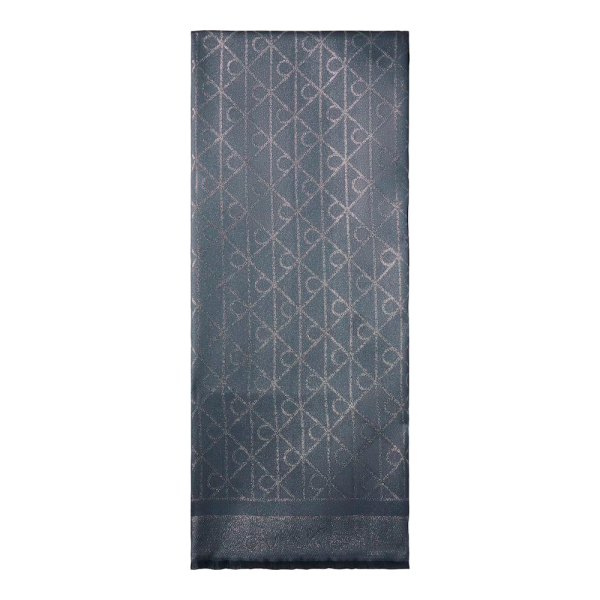 Calvin Klein charpe orne dun imprim logo emblmatique et lumineux - U Gris- Ref 49 €