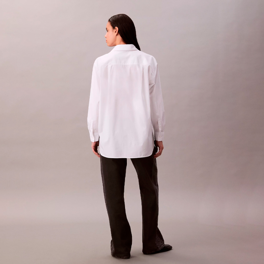 camicia-ampia-in-popeline-con-bottoni camicia-ampia-in-popeline-con-bottoni