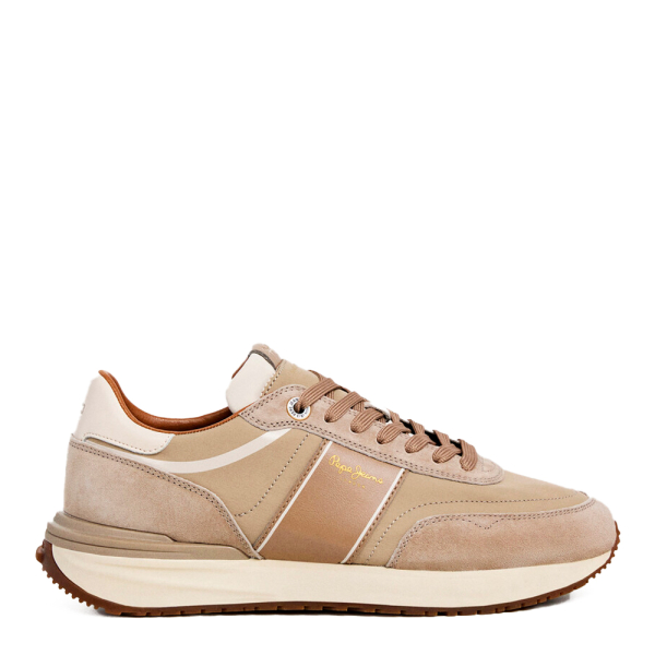 Pepe Jeans Baskets avec dtails en daim - 46 Beige- Ref 75 €