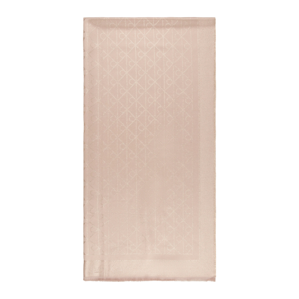Calvin Klein charpe orne dun imprim logo emblmatique et lumineux - U Beige- Ref 44 €