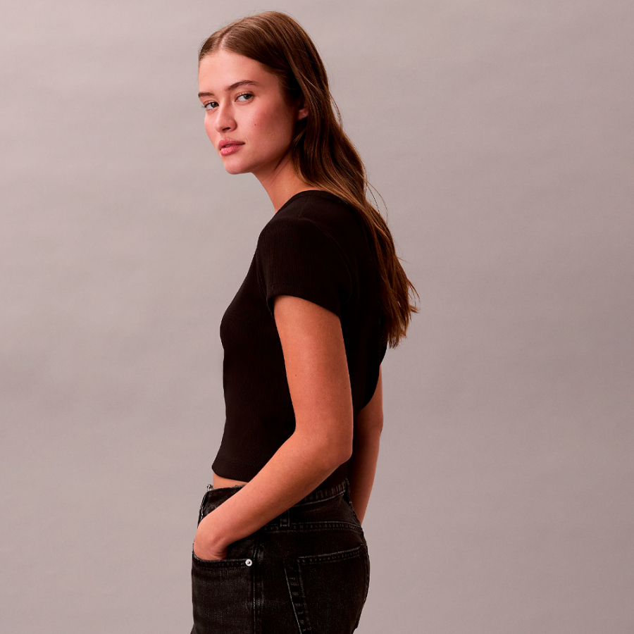 t-shirt-slim-fit-in-cotone-a-coste-con-logo