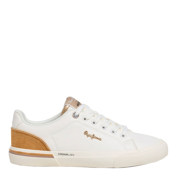 Pepe Jeans Baskets classiques avec dtails en daim - 39 Blanc- Ref 49 €