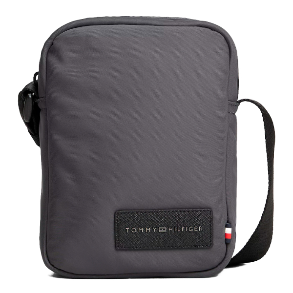Tommy Hilfiger Sac bandoulire de reporter avec cusson - U Gris- Ref 52 €