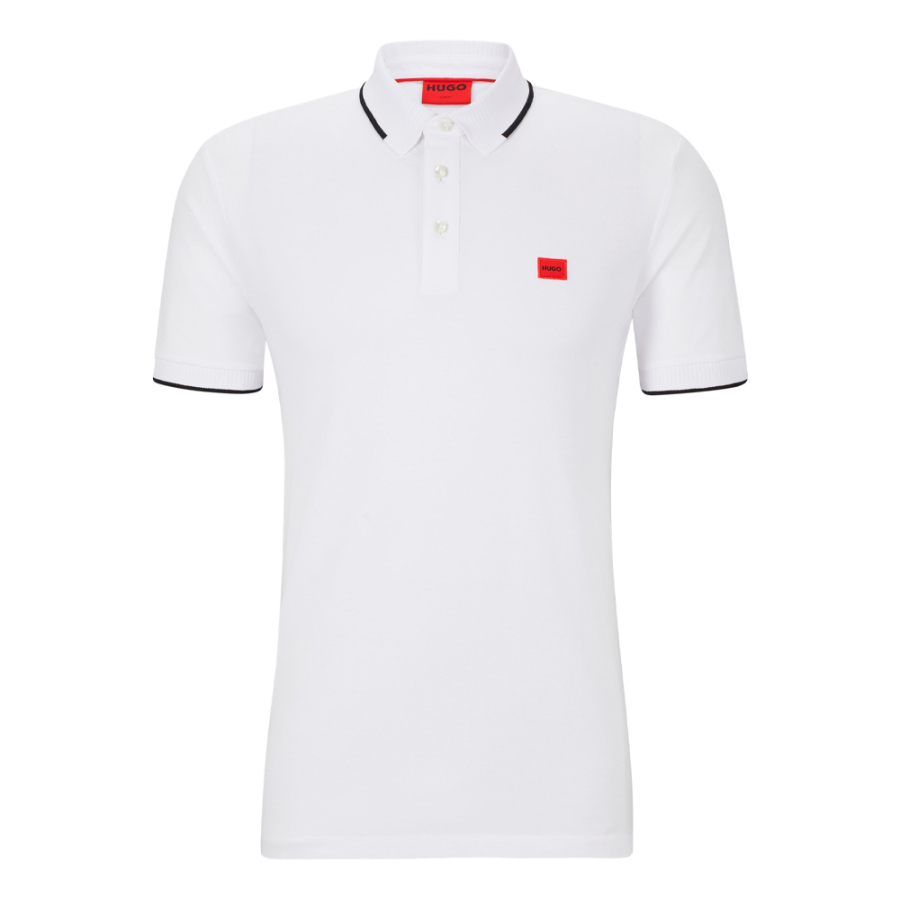 slim-fit-polo-shirt-with-red-logo-label