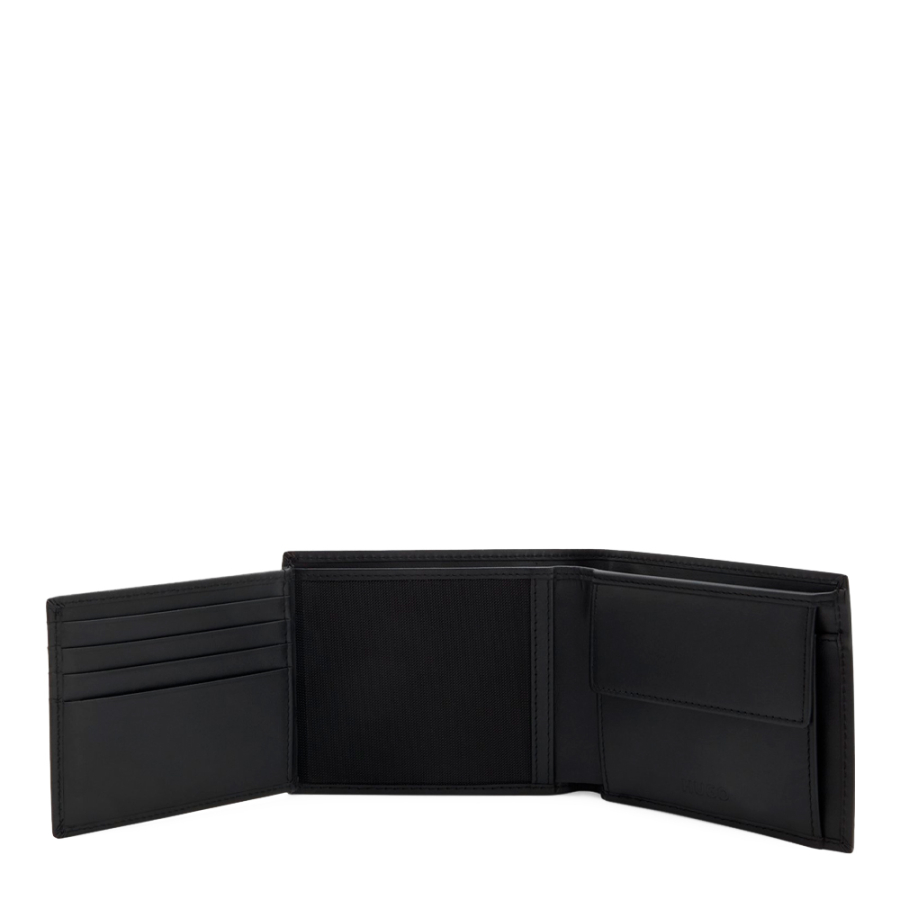 rotes-lederportemonnaie-mit-gestapeltem-logo