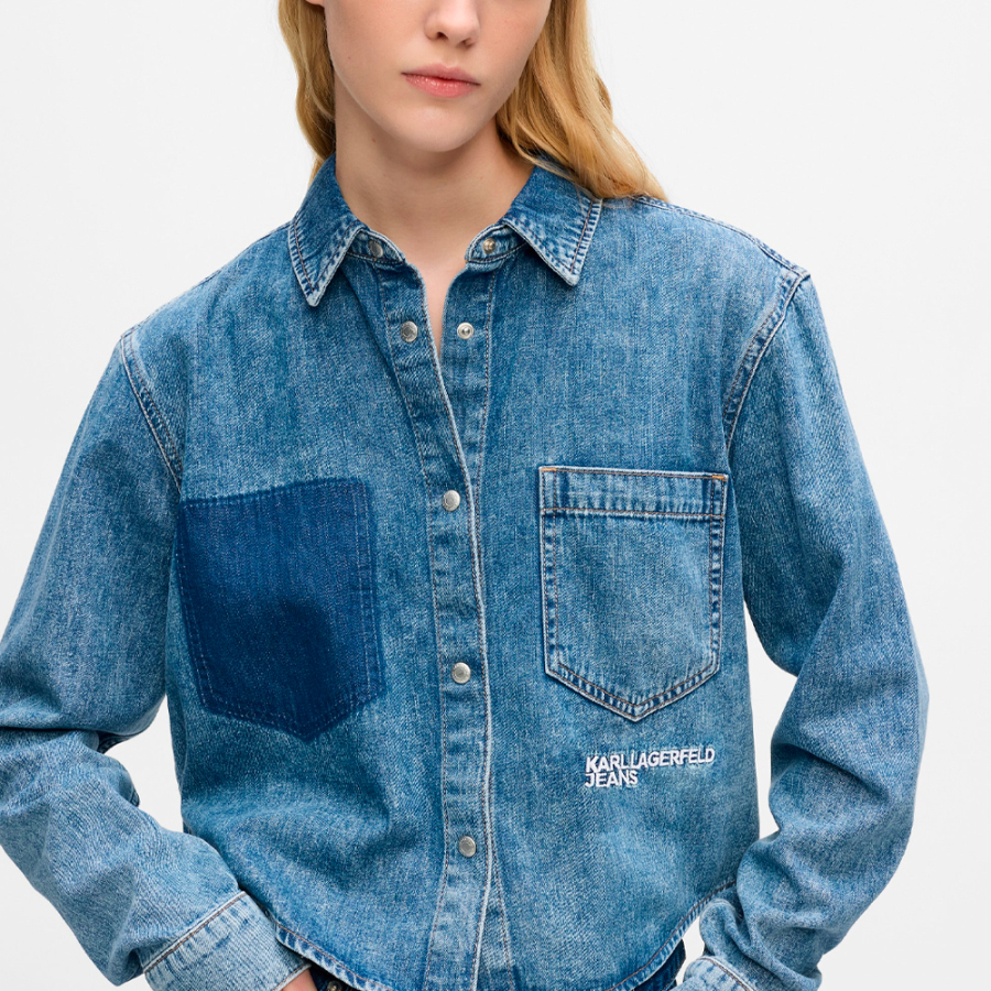 chemise-en-jean-a-motifs-carres