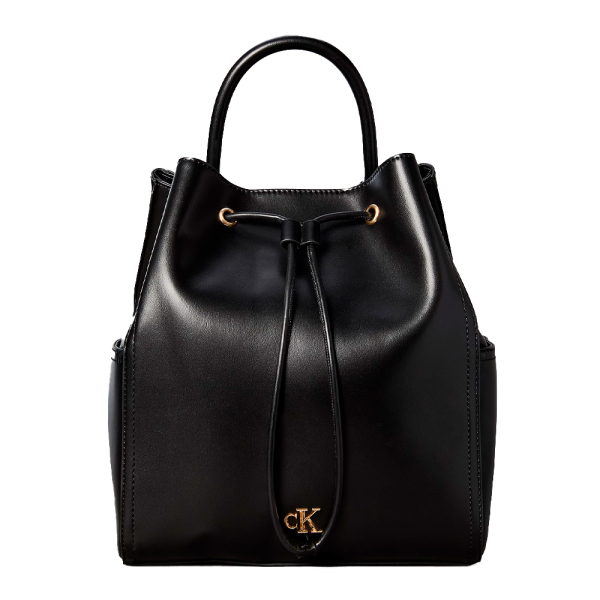 Calvin Klein Sac dos cordon monogramm - U Noir- Ref 105$
