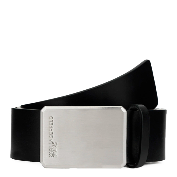 Karl Lagerfeld Jeans Ceinture en cuir avec logo - 90 Noir- Ref 63 €