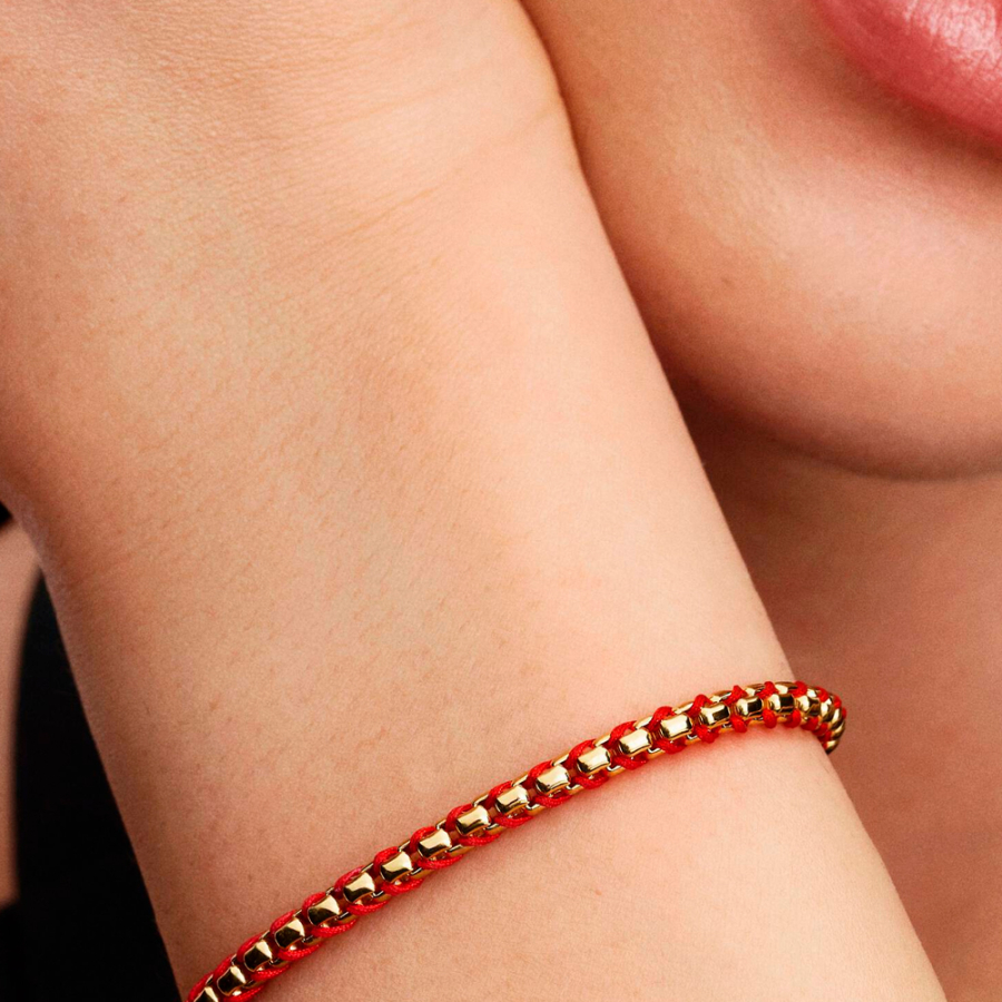 pulsera-cadena-de-serpiente-cordon-rojo