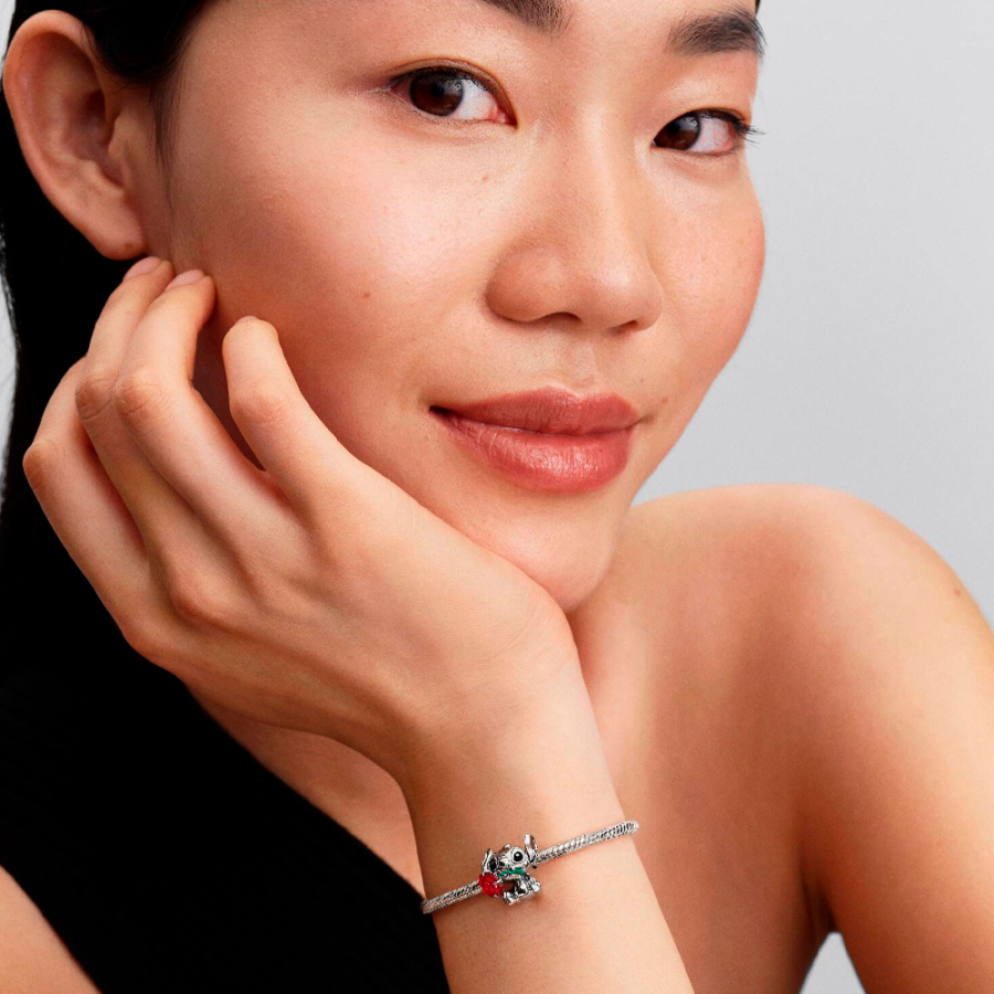 breloque-disney-stitch-avec-rose-en-verre-de-murano-794378c01