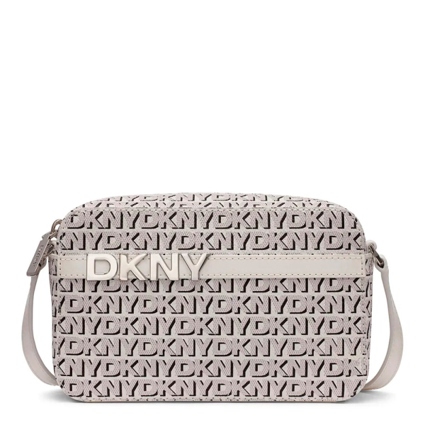 Dkny Sac bandoulière pour appareil photo avec logo Avril - U Gris- Ref.
