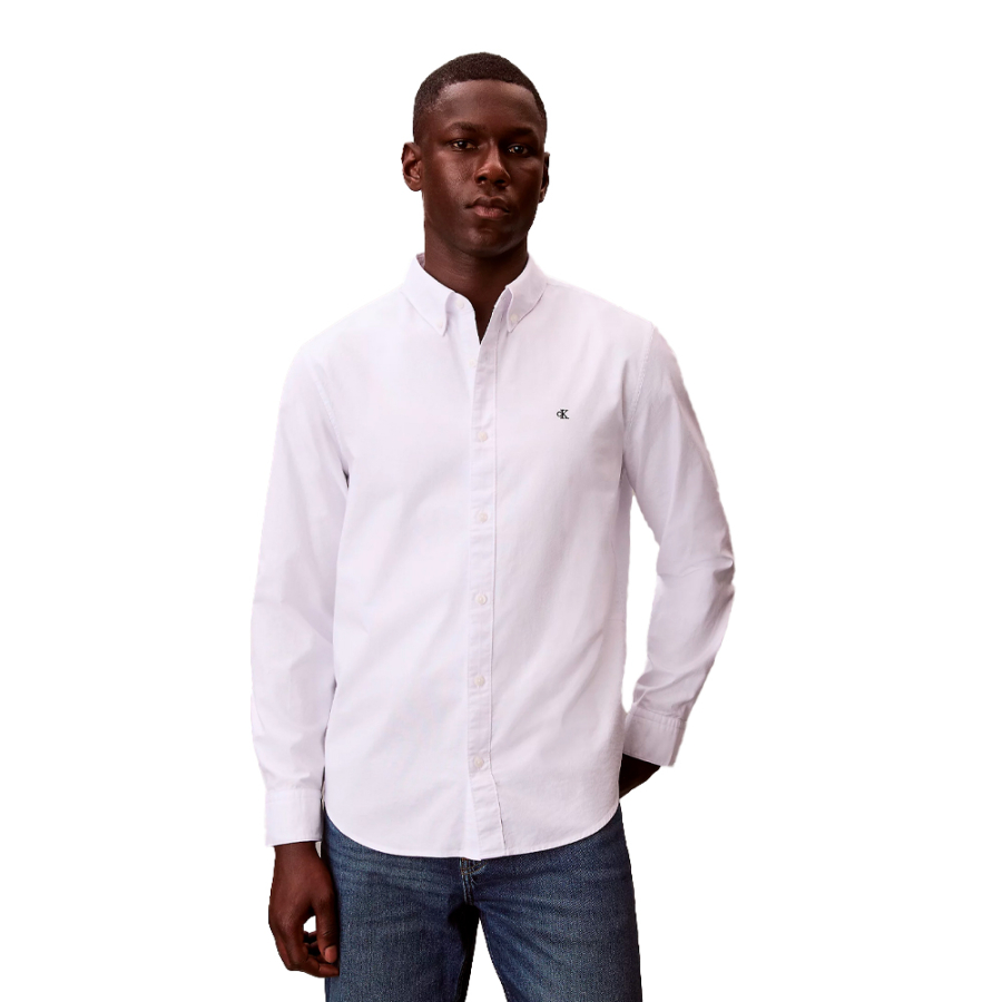 camicia-classica-oxford-abbottonata-in-tinta-unita