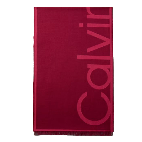 Calvin Klein charpe jacquard avec logo - U Rouge- Ref 42 €