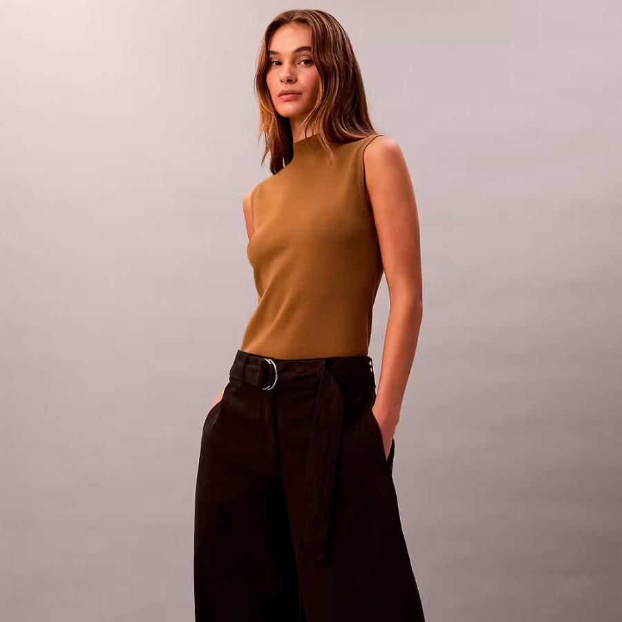 pantalon-holgado-de-algodon-con-cinturon pantalon-holgado-de-algodon-con-cinturon