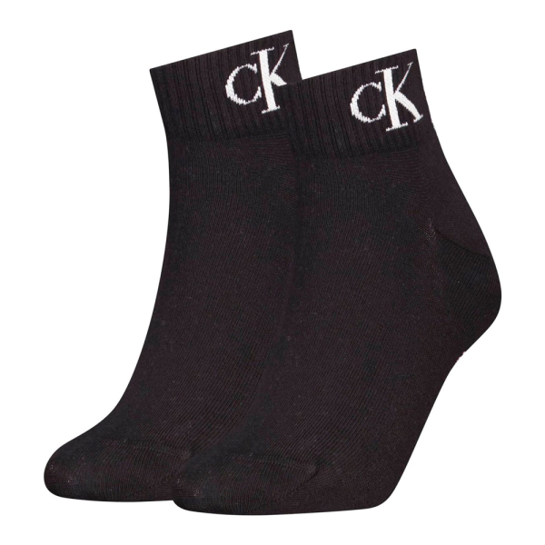 Calvin Klein Calcetines Noir - PAQUET DE 2 CHAUSSETTES QUART DE POINTE - 3538 - Ref 9 €