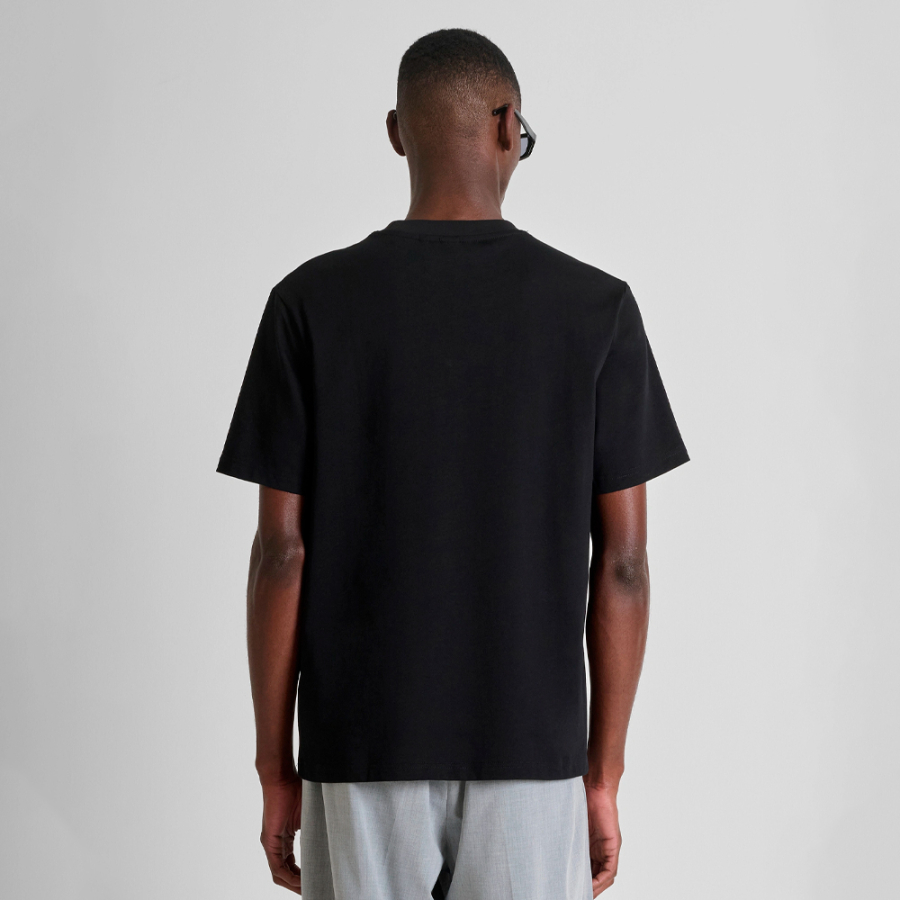 t-shirt-mit-relaxed-fit-und-gummilogo