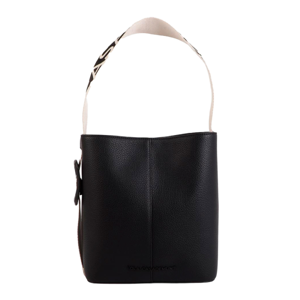 Lola Casademunt SAC BANDE CONTRASTE EN NYLON - U Noir- Ref 90 €