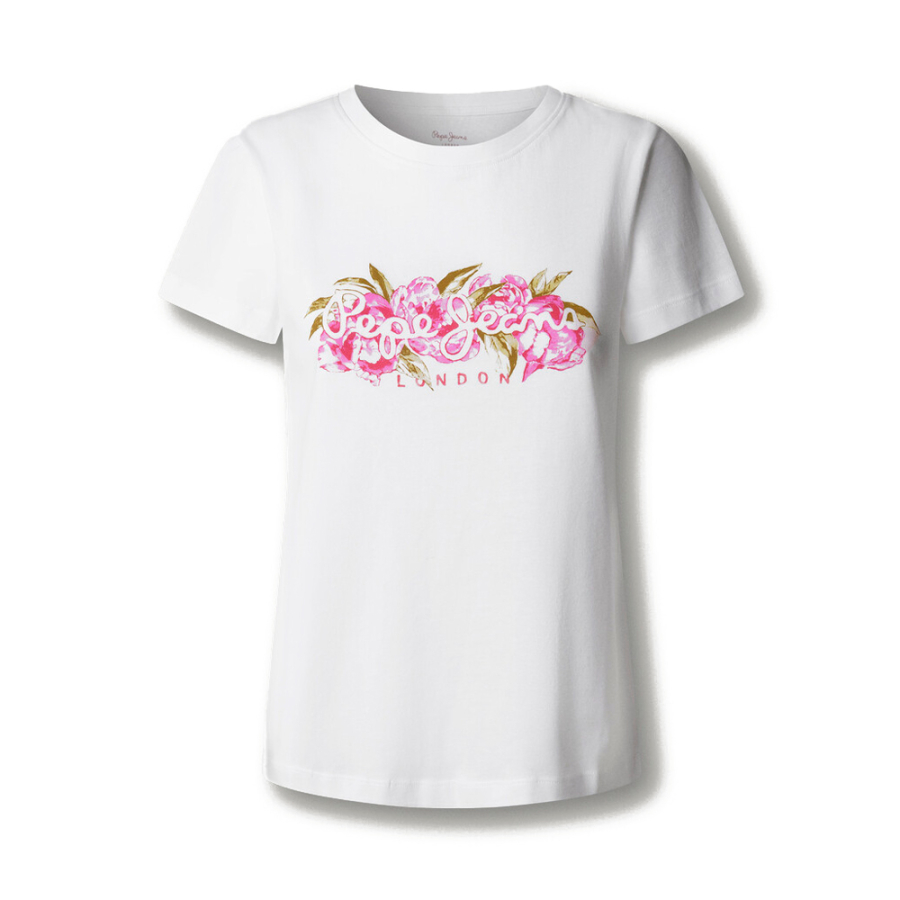 camiseta-com-estampa-floral-e-logo