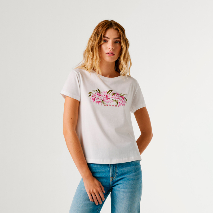 camiseta-logo-floral-estampado