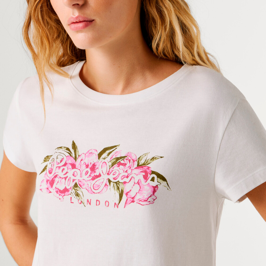 camiseta-logo-floral-estampado