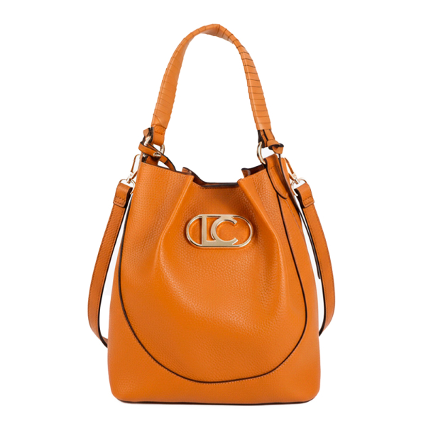 Lola Casademunt Sac hobo en similicuir anse tresse et nud - U chameau- Ref 90 €