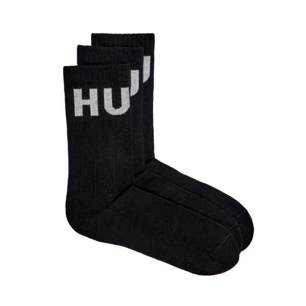 Hugo Boss Chaussettes Noir - Lot de 3 chaussettes montantes logo - 39-42 - Ref 22 €
