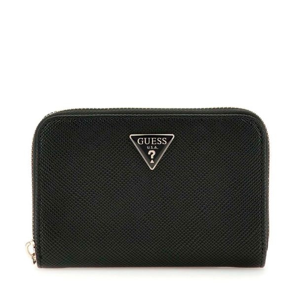 Guess Portefeuille zipp Rosalba SLG - U Noir- Ref 51 €