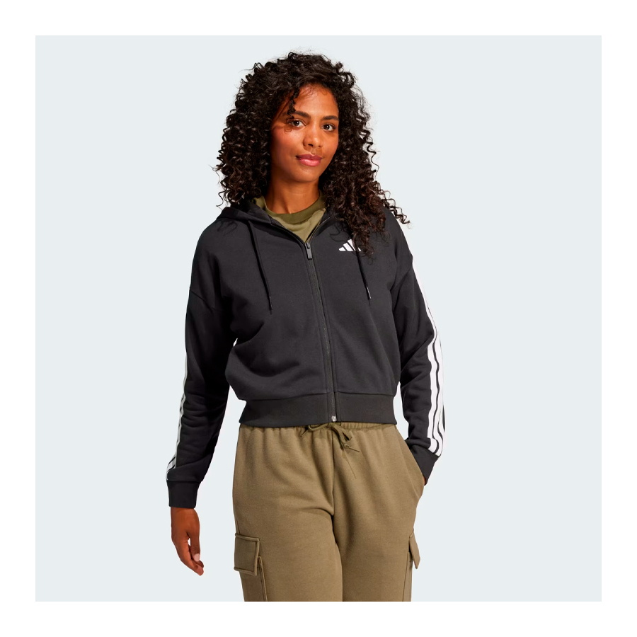 essentials-kapuzenjacke-aus-french-terry-mit-3-streifen essentials-kapuzenjacke-aus-french-terry-mit-3-streifen