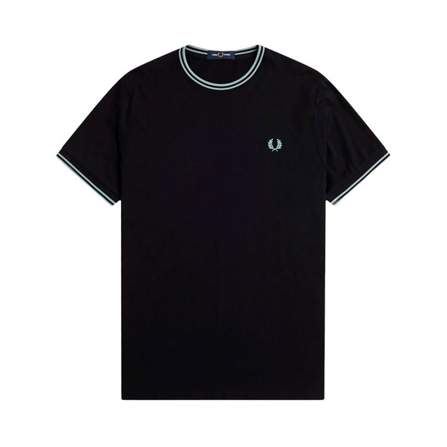 camiseta-con-ribete-con-dos-franjas