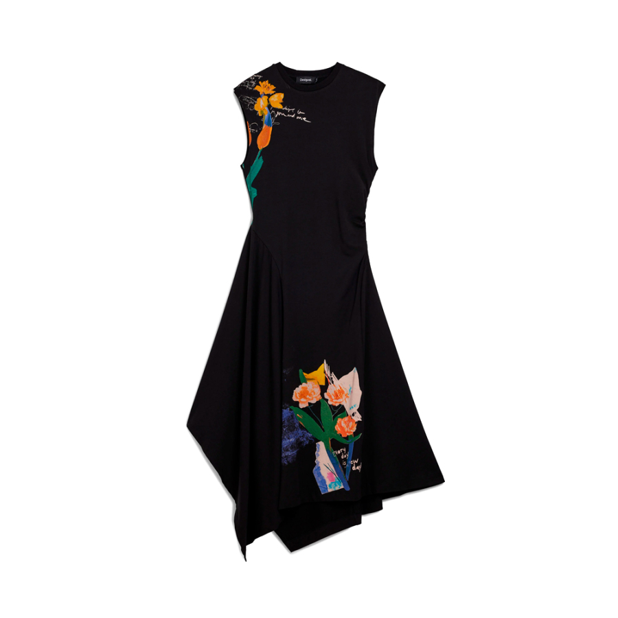 robe-florale-asymetrique