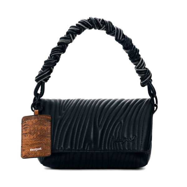 Desigual Petit sac en relief - U Noir- Ref 49 €