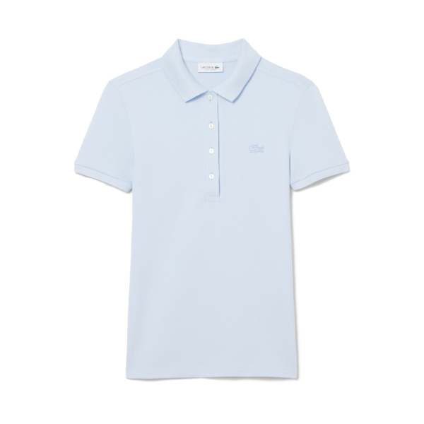 Lacoste T-shirts hauts et polos Bleu - Polo pour femme en piqu de coton stretch - M - Ref 77 €