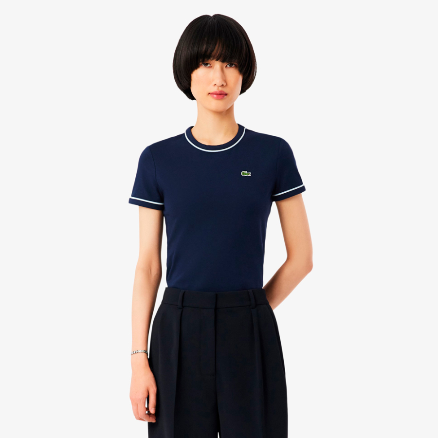 t-shirt-in-maglia-jersey-con-finiture-a-contrasto