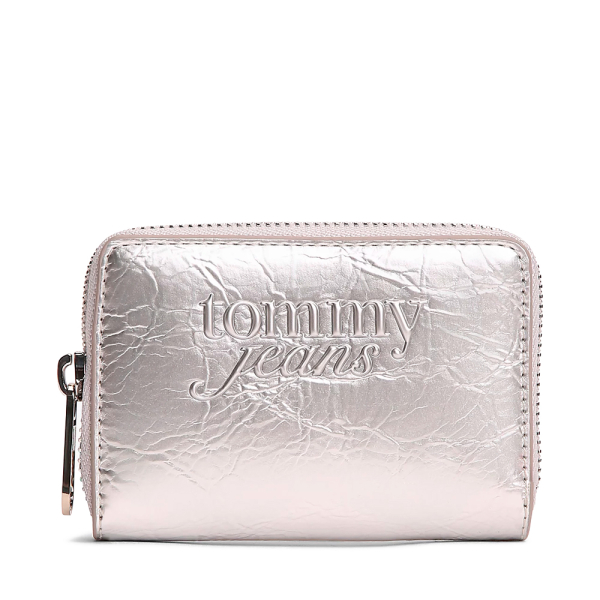 Tommy Hilfiger Portefeuille essentiel texture mtallique - U Argent- Ref 38 €