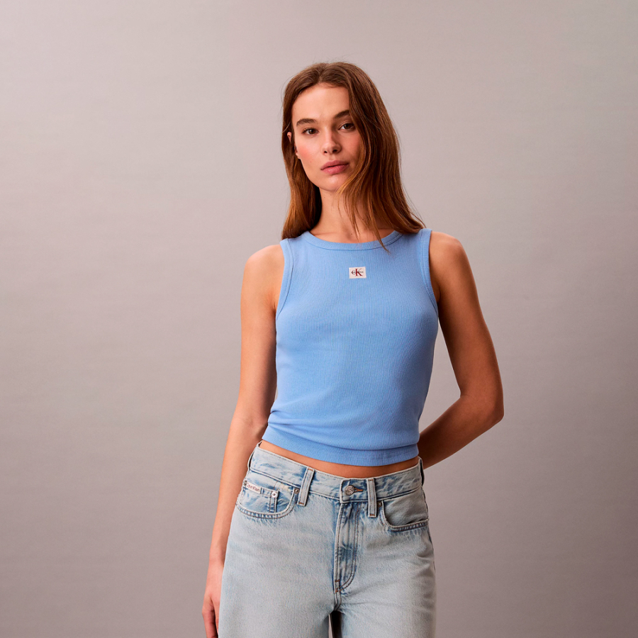 geripptes-tanktop-aus-baumwolle-mit-logo