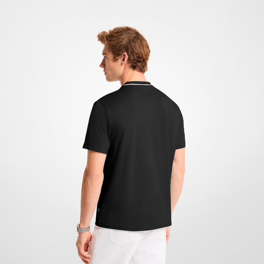 schlichtes-baumwoll-t-shirt-mit-logo