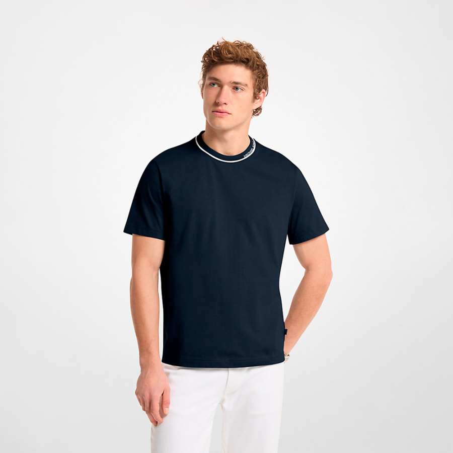plain-cotton-knit-t-shirt-with-logo plain-cotton-knit-t-shirt-with-logo