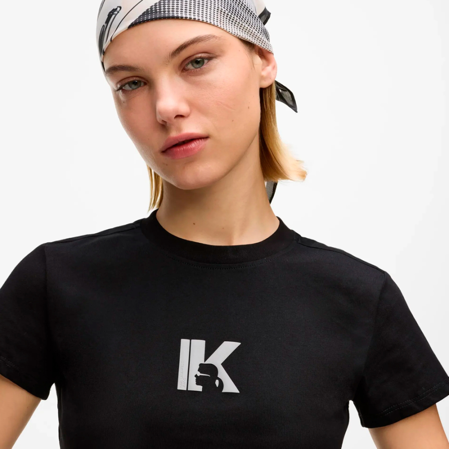 fitted-t-shirt-with-k-logo fitted-t-shirt-with-k-logo