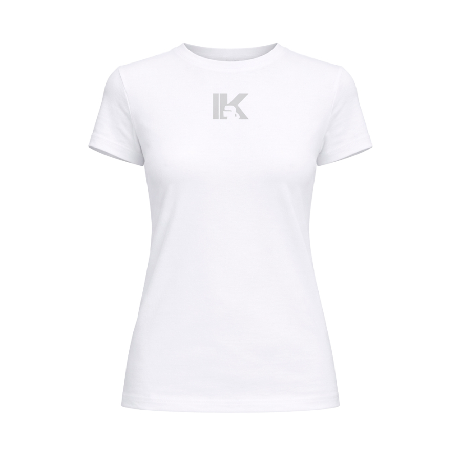 camiseta-ajustada-com-logotipo-k