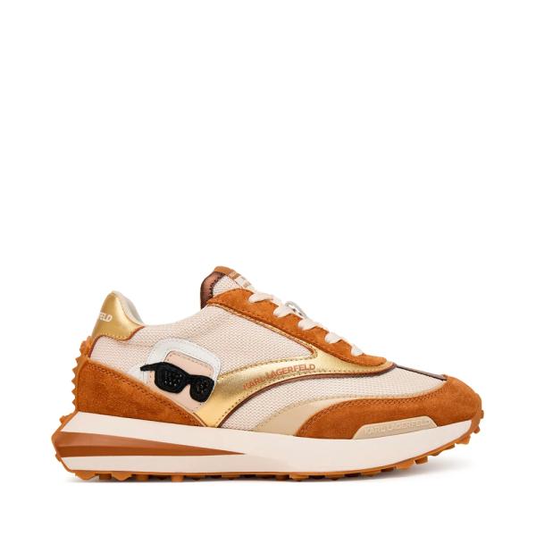 Karl Lagerfeld Baskets Zone Sporty Style - 40 Beige Dor Brun- Ref 207 €