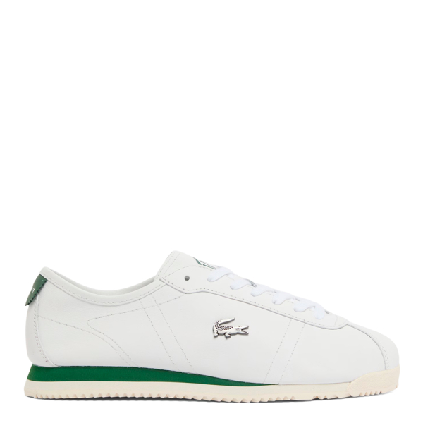 Lacoste Baskets basses en cuir pour homme - 45 Blanc- Ref.
