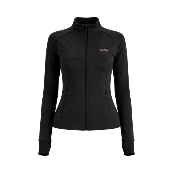 Guess Vestes en maille et pulls Noir - Veste zippe avec logo - XS - Ref 56 €