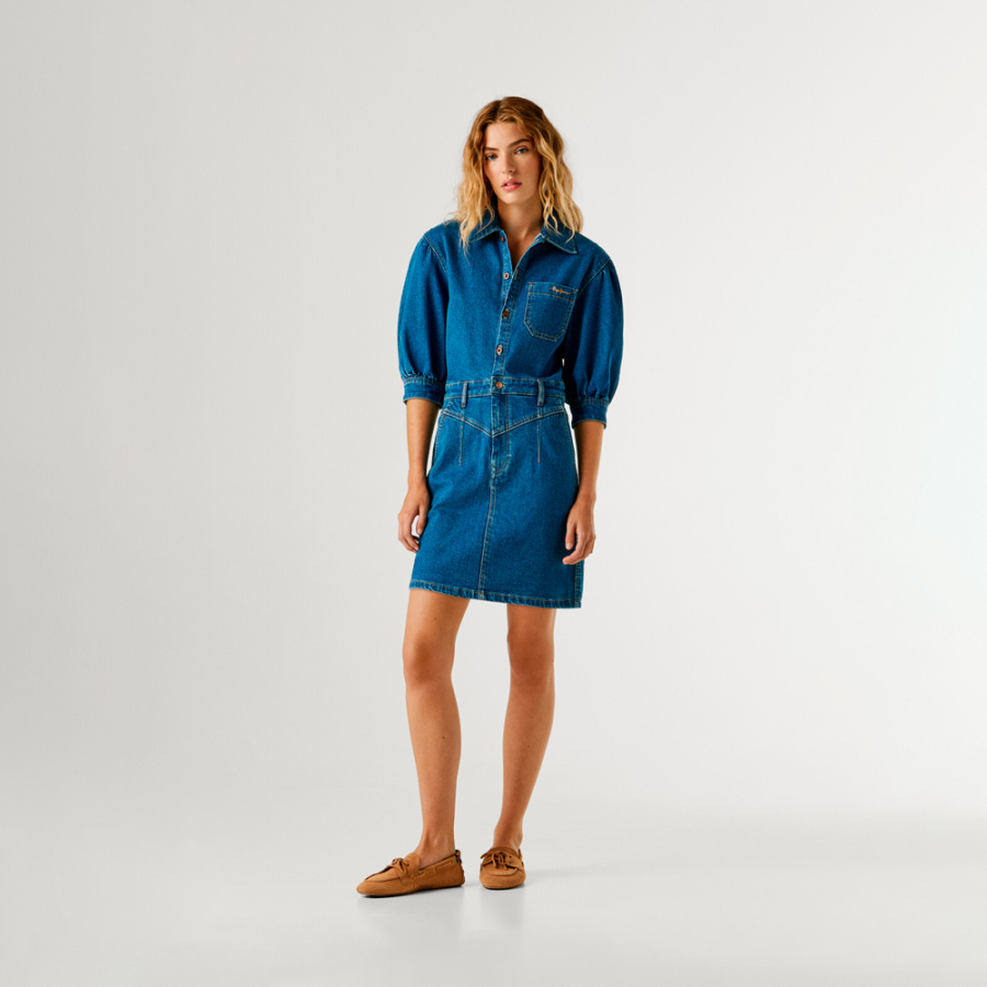 regular-fit-short-denim-dress regular-fit-short-denim-dress