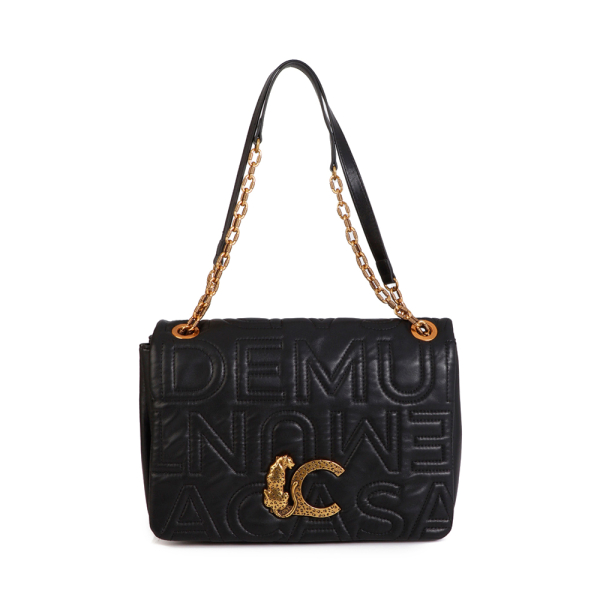 Lola Casademunt Sac bandoulire avec logo brod - U Noir- Ref 104 €