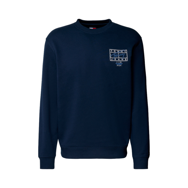 Tommy Hilfiger Vestes en maille et pulls Bleu marine - Sweat-shirt coupe classique - XXL - Ref 63 €