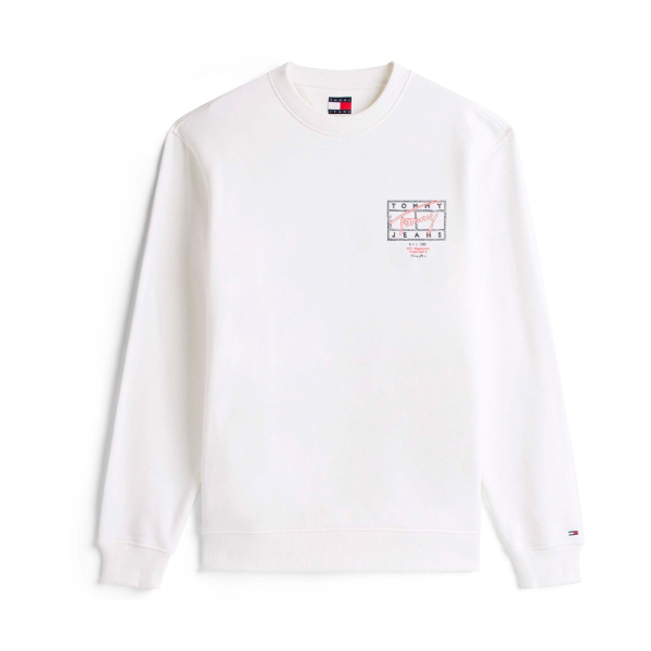 Tommy Hilfiger Vestes en maille et pulls Blanc - Sweat-shirt coupe classique - XL - Ref 63 €