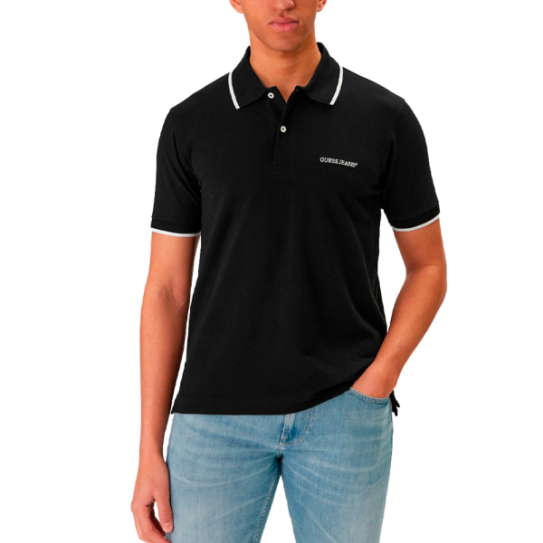 Guess Polos Noir - POLO COUPE CLASSIQUE - M - Ref 41 €